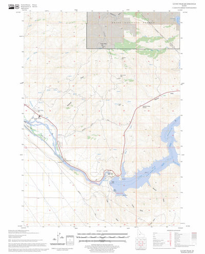 US Forest Service - Topo Lucky Peak, ID FSTopo Legacy digital map