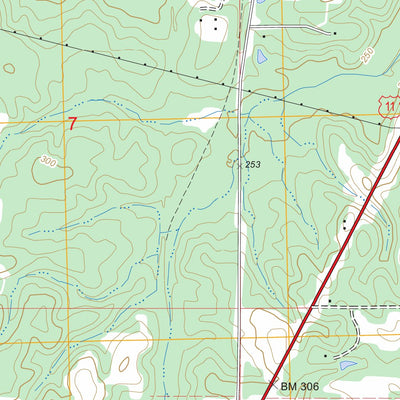 US Forest Service - Topo Lumberton, MS FSTopo Legacy digital map
