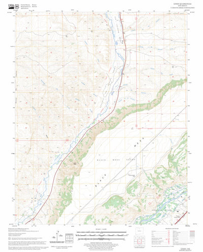US Forest Service - Topo Lyden, NM FSTopo Legacy digital map