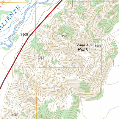 US Forest Service - Topo Lyden, NM FSTopo Legacy digital map