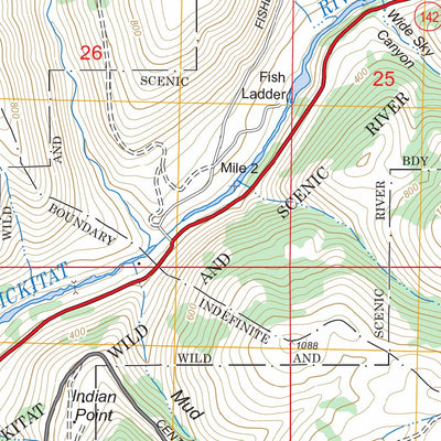 US Forest Service - Topo Lyle, WA - OR FSTopo Legacy digital map