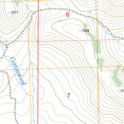 US Forest Service - Topo Lyman Pass, ID FSTopo Legacy digital map