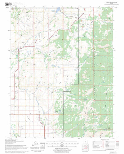 US Forest Service - Topo Lyman, UT FSTopo Legacy digital map