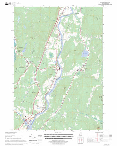 US Forest Service - Topo Lyme, NH FSTopo Legacy digital map