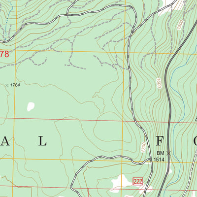 US Forest Service - Topo Lynch, PA FSTopo Legacy digital map