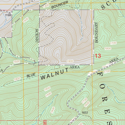 US Forest Service - Topo Lynn Mountain, OK FSTopo Legacy digital map