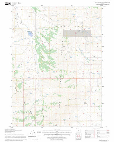 US Forest Service - Topo Lynn Reservoir, UT FSTopo Legacy digital map