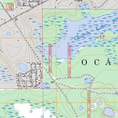 US Forest Service - Topo Lynne, FL FSTopo Legacy digital map