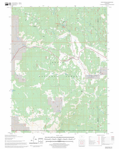 US Forest Service - Topo Lynx Pass, CO FSTopo Legacy digital map