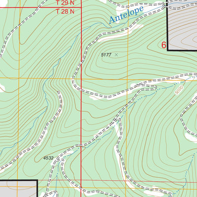 US Forest Service - Topo Lyonsville, CA FSTopo Legacy digital map