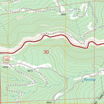 US Forest Service - Topo Lyonsville, CA FSTopo Legacy digital map