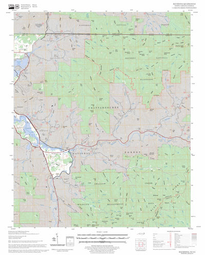 US Forest Service - Topo Macedonia, NC - GA FSTopo Legacy digital map