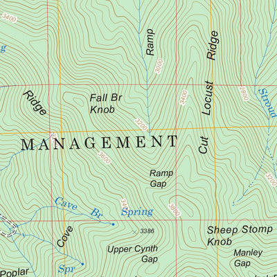 US Forest Service - Topo Macedonia, NC - GA FSTopo Legacy digital map