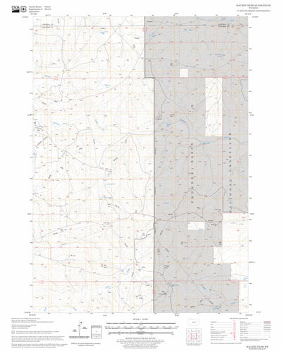 US Forest Service - Topo Macken Draw, WY FSTopo Legacy digital map