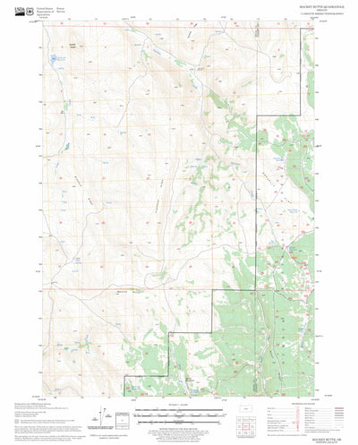 US Forest Service - Topo Mackey Butte, OR FSTopo Legacy digital map