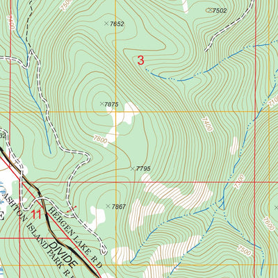 US Forest Service - Topo Madison Arm, MT - WY FSTopo Legacy digital map