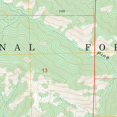 US Forest Service - Topo Madulce Peak, CA FSTopo Legacy digital map