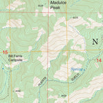 US Forest Service - Topo Madulce Peak, CA FSTopo Legacy digital map