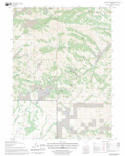 US Forest Service - Topo Maggie Summit, NV FSTopo Legacy digital map