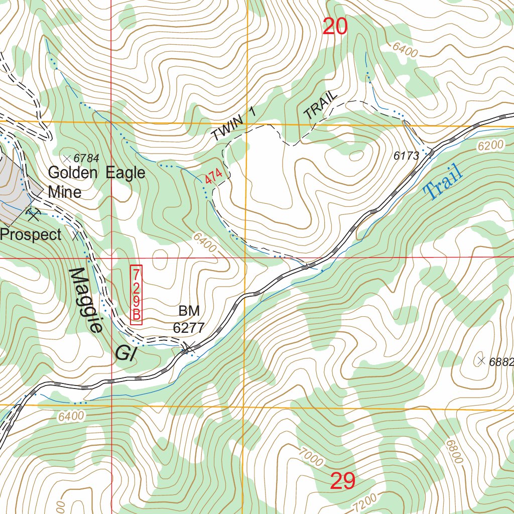 Maggie Summit, NV FSTopo Legacy Map by US Forest Service - Topo ...