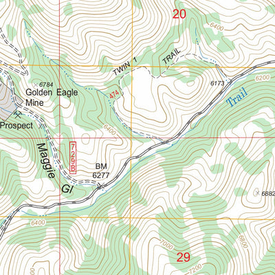 US Forest Service - Topo Maggie Summit, NV FSTopo Legacy digital map