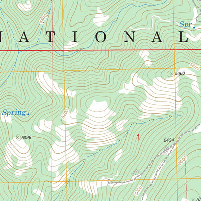 US Forest Service - Topo Magone Lake, OR FSTopo Legacy digital map