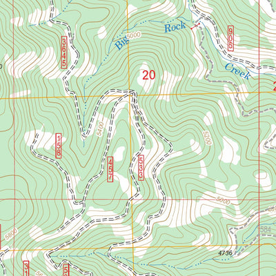 US Forest Service - Topo Magone Lake, OR FSTopo Legacy digital map
