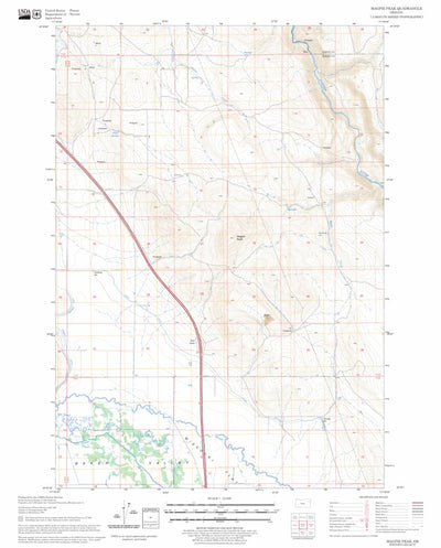 US Forest Service - Topo Magpie Peak, OR FSTopo Legacy digital map