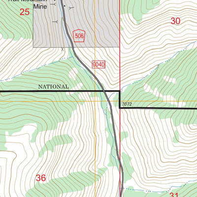 US Forest Service - Topo Mahogany Point, UT FSTopo Legacy digital map