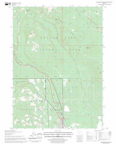 US Forest Service - Topo Maklaks Crater, OR FSTopo Legacy digital map