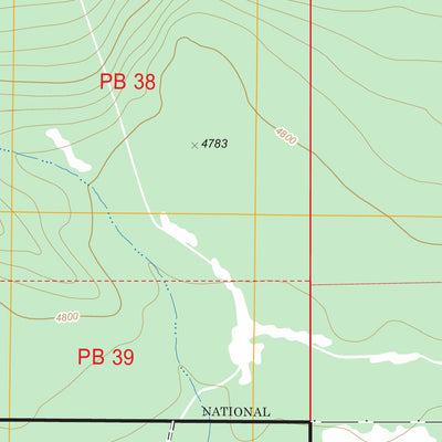 US Forest Service - Topo Maklaks Crater, OR FSTopo Legacy digital map