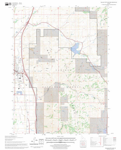 US Forest Service - Topo Malad City East, ID FSTopo Legacy digital map