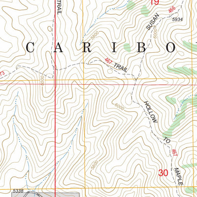 US Forest Service - Topo Malad City East, ID FSTopo Legacy digital map