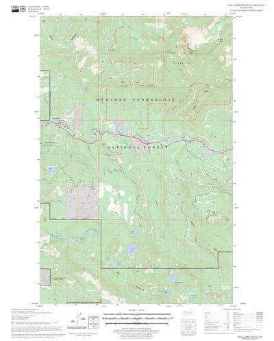 US Forest Service - Topo Mallardy Ridge, WA FSTopo Legacy digital map