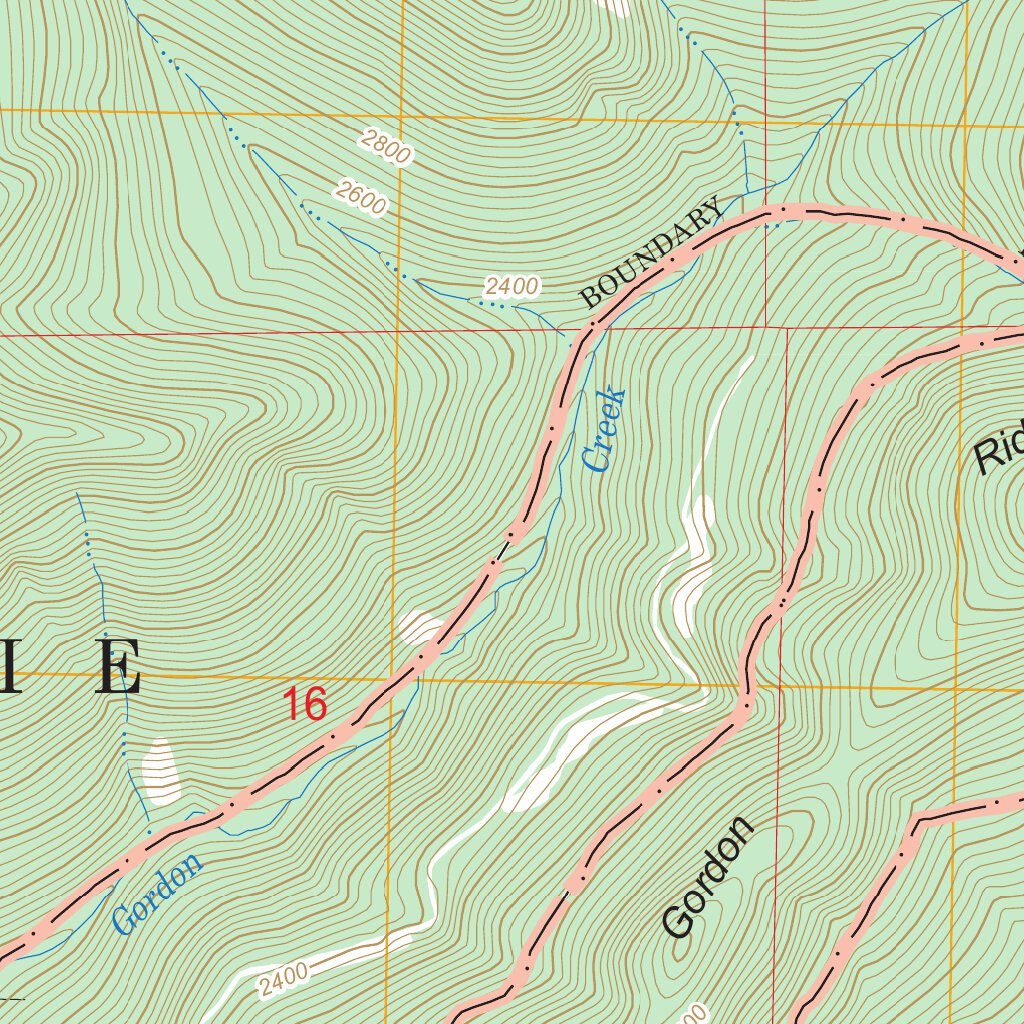 Mallardy Ridge, WA FSTopo Legacy Map by US Forest Service - Topo ...
