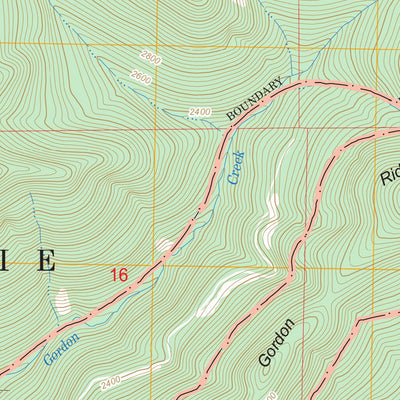 US Forest Service - Topo Mallardy Ridge, WA FSTopo Legacy digital map