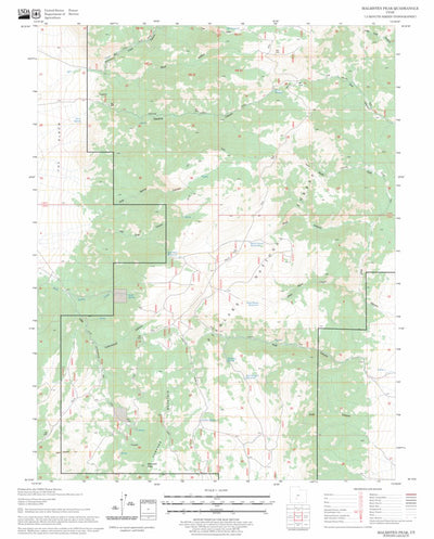 US Forest Service - Topo Malmsten Peak, UT FSTopo Legacy digital map