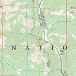 US Forest Service - Topo Mammoth Pool Dam, CA FSTopo Legacy digital map