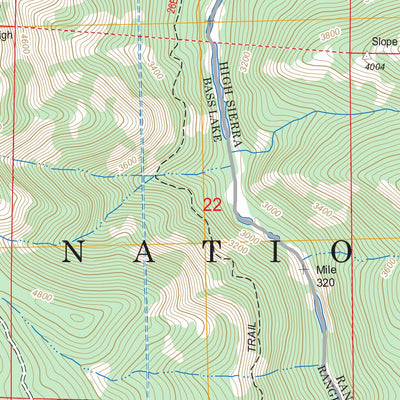 US Forest Service - Topo Mammoth Pool Dam, CA FSTopo Legacy digital map