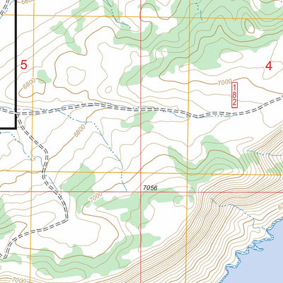 US Forest Service - Topo Manila, UT - WY FSTopo Legacy digital map