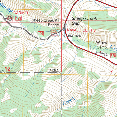 US Forest Service - Topo Manila, UT - WY FSTopo Legacy digital map