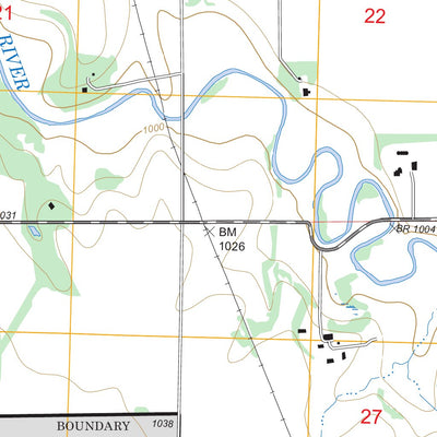 US Forest Service - Topo Mantador, ND FSTopo Legacy digital map