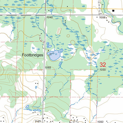 US Forest Service - Topo Manton, MI FSTopo Legacy digital map