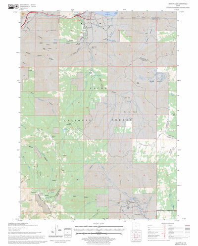 US Forest Service - Topo Mantua, UT FSTopo Legacy digital map
