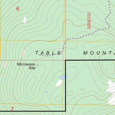 US Forest Service - Topo Manzanita Lake, CA FSTopo Legacy digital map
