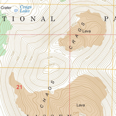 US Forest Service - Topo Manzanita Lake, CA FSTopo Legacy digital map