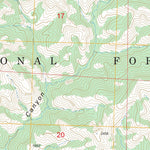 US Forest Service - Topo Manzanita Mountain, CA FSTopo Legacy digital map