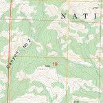 US Forest Service - Topo Manzanita Mountain, CA FSTopo Legacy digital map