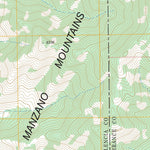 US Forest Service - Topo Manzano Peak, NM FSTopo Legacy digital map