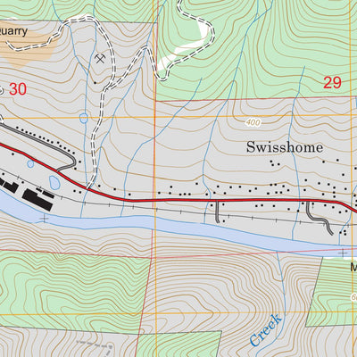 US Forest Service - Topo Mapleton, OR FSTopo Legacy digital map